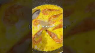 Cách làm tôm sốt bơ tỏi sữa tươi chấm bánh mì siêu siêu ngon | Huyền mê nấu mê ăn #shorts