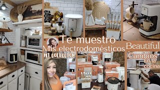 CAMBIOS EN LA COCINA 💞 LES MUESTRO MI ELECTRODOMÉSTICOS BEAUTIFUL  💞 MI COLECCIÓN #decoration