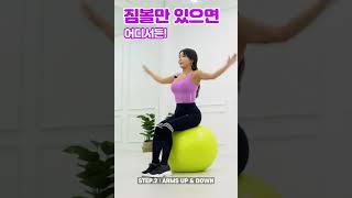 제발 힘들다 하지 말고 짐볼 10분만 해봐요 #짐볼운동 #shorts