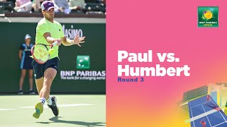 Tommy Paul vs Ugo Humbert Highlights | Indian Wells 2024