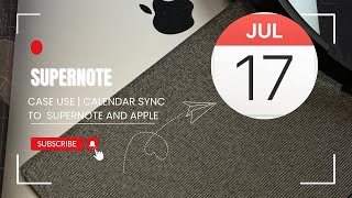Case Use | #Supernote Meets Apple: Calendars