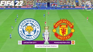 FIFA 22 PS5 | Leicester City vs Manchester United - Premier League - Full Gameplay