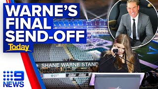 Shane Warne Memorial Highlights: What brought thousands to farewell star at MCG | 9 News Australia