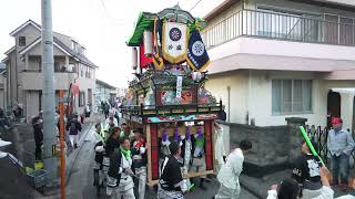 西条祭り 2023 加茂川土手　砂盛町