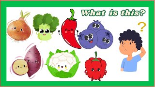 Fun with Vegetables - Explore Colorful Vegetable Words with White Rabbit English!