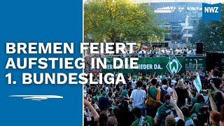 Bremen feiert Aufstieg in die 1. Bundesliga