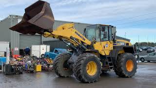 2005 KOMATSU WA320-5H AGRI LOADING SHOVEL C/W BUCKET \u0026 AGRI TYRES