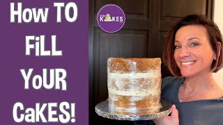 How To Fill Cakes | The Basics Of Cake Decorating