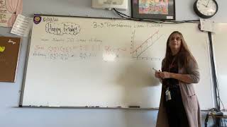 Transforming Linear Functions, Lesson 3-3, Example 1