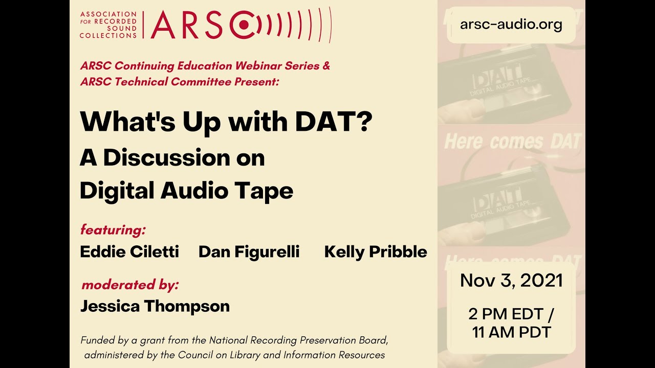 Dat Archiving Technical Video 2 Youtube