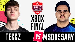 FIFA 20 | FNATIC TEKKZ vs TUNDRA MSDOSSARY | FUT Champions Cup Stage IV | Xbox Final