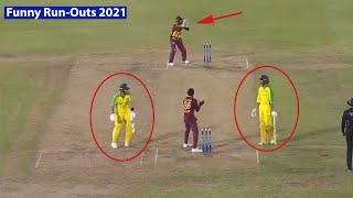 Top 10 Weird Run outs In Cricket 2021 | Funny Run-Outs | Cricket