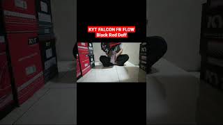 HELM KYT FALCON FR FLOW BLACK RED DOFF #shorts #kyt