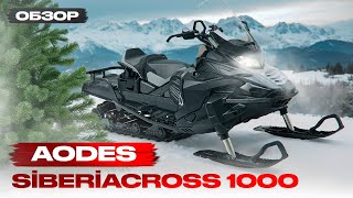 AODES Siberiacross 1000 Обзор, отличия от Snowcross 1000