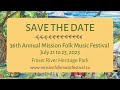 Mission Folk Music Festival Promo