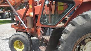 BigIron Online Auction 7-10-2019==1979 Allis-Chalmers 7020 Tractor W/Du-Al Loader