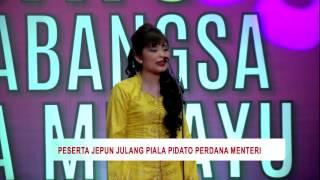 [VIDEO] Peserta Jepun Julang Piala Pidato Perdana Menteri