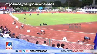 സ്കൂള്‍ കായികമേളയില്‍ പാലക്കാടിന്‍റെ സ്വര്‍ണ കുതിപ്പ് | School sports festival