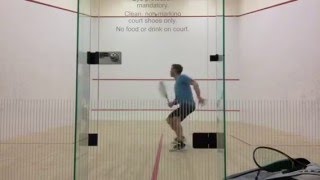 Serious Squash Skill Challenge #22: Back Wall Boast to Straight Drive