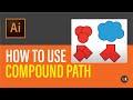 How to use compound path in Illustrator  | Graphix Edumentor