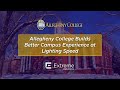 Allegheny College Builds Better Campus Experience at Lighting Speed