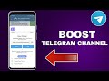 How To Boost Telegram Channel