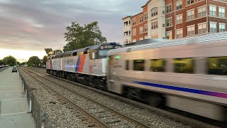 NJ Transit EMD F40PH-2CAT Locomotives 4119 \u0026 4120 On Train 1171 @ Rutherford w/ HORN (10/1/20)