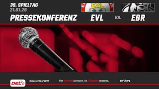 DEL2 Pressekonferenz Spieltag 39: EV Landshut vs. Eisbären Regensburg