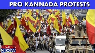 Pro-Kannada Group Protests In Bengaluru Against New Year Celebrations