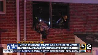 Funeral announced for children, mother killed in Baltimore house fire