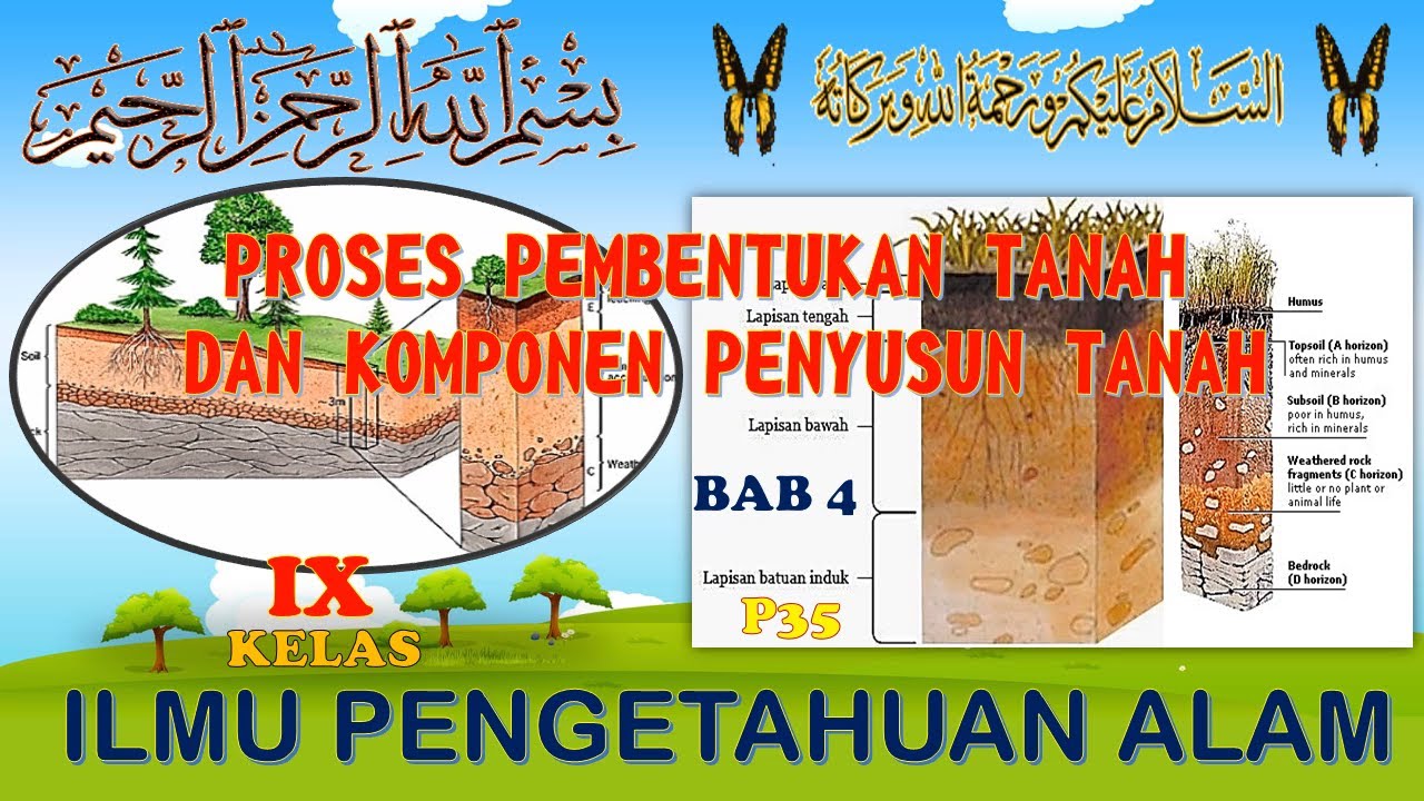 IPA KELAS 9 | PROSES PEMBENTUKAN TANAH DAN KOMPONEN PENYUSUN TANAH ...