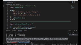 Transforming Pandas DataFrame to XML