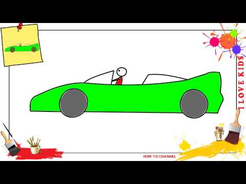 3517 How To Draw Racing Car Easy Drawing For Kids Step By