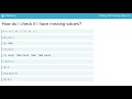 R Tutorial : Introduction to Missing Data