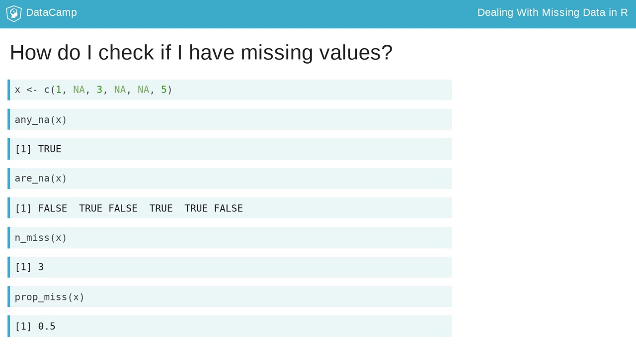 R Tutorial : Introduction To Missing Data - YouTube