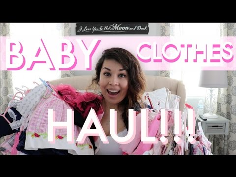 BABY GIRL CLOTHING HAUL!!! BABY GIRL CLOTHING HAUL!!!