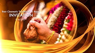 Best Traditional Hindu Wedding Invitation Video | Save The Date Video | VR 54