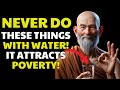 5 SHOCKING Water HABITS to STOP NOW - They ATTRACT POVERTY and RUIN | BUDDHIST TEACHINGS