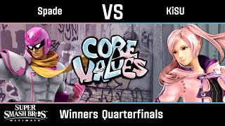 Spade (Captain Falcon) vs KiSU (Robin) - Ultimate Winners Quarterfinals -  CORE VALUES V