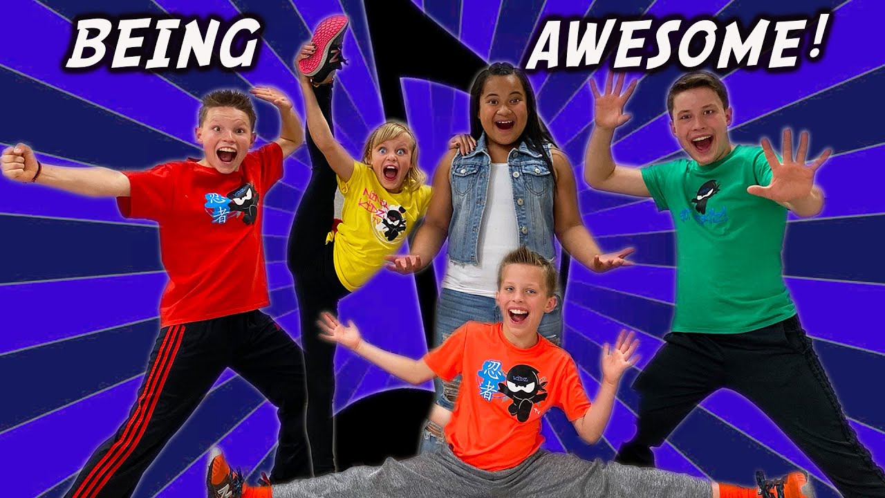 Being Awesome Ninja Kidz Music Video Lyrics Chords Chordify