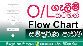 ගැලීම් සටහන් - Flow Chart complete  - (OL)