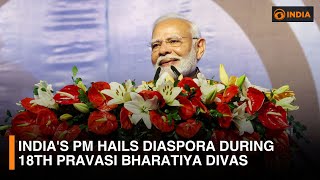 India's PM hails diaspora during 18th Pravasi Bharatiya Divas \u0026 more updates | 6 PM IST | DD Live