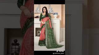 Awesome Cotton Bandhani Saree For Indian Summer Women Wear