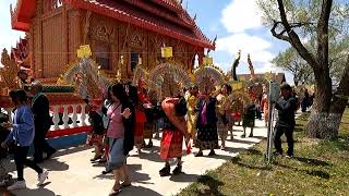 Happy Lao new year ສະບາຍດີປີໃຫມ່ สวัสดีปีใหม่  Wat Lao Wichita, Kansas USA