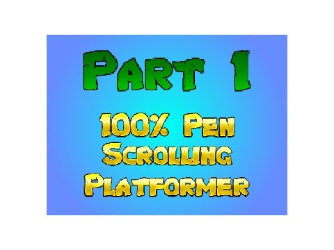 100 Pen Scrolling Platformer Tutorial Part 1 Pen Basics Scratch