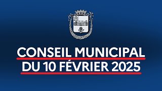 Conseil Municipal du 10 février 2025