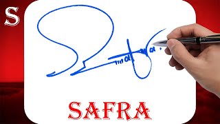 Safra Name Signature Style - S Signature Style - Signature Style of My Name Safra