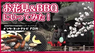 お花見BBQにいってみた\u0026ミニSL in やながわ希望の森公園