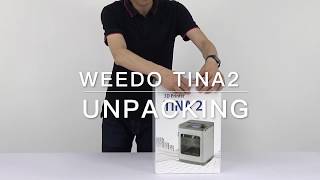 WEEDO TINA2 Small 3D Printer Unboxing and First Print