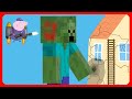 Peppa Pig vs Zombies Part 7. Giant zombie. Cartoon parody. #pepapig #Manicraft